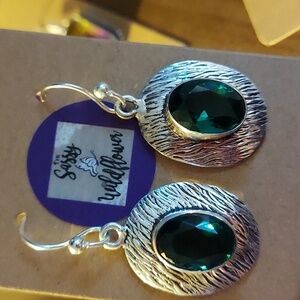 CHROME Diopside Sterling Silver Earrings